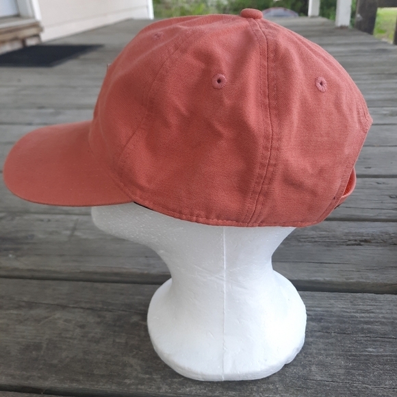 NWOT Carhartt Spring 2023 canvas cap terracotta sweat wicking logo baseball hat - Picture 5 of 12